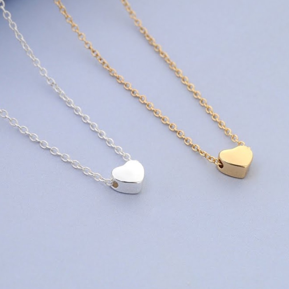 Silver Little Heart Necklace - Picture 2 of 2